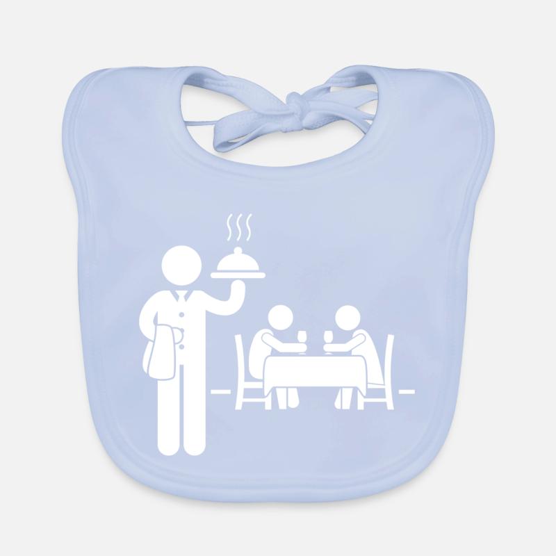 Kellnerin Kellner Baby Bio-Lätzchen