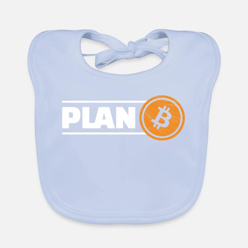 Bitcoin Plan B Baby Bio-Lätzchen