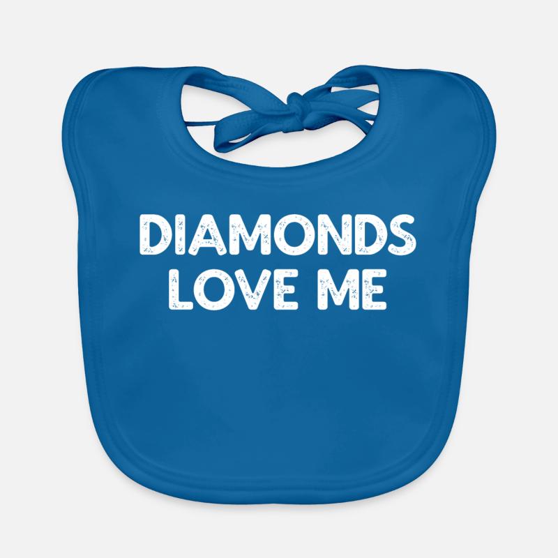 Diamanten Diamant Liebe Schmuck Ring Frau Geschenk Baby Bio-Lätzchen