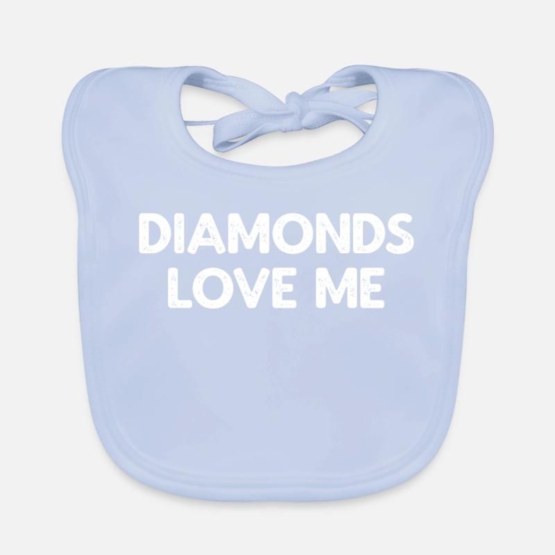 Diamanten Diamant Liebe Schmuck Ring Frau Geschenk Baby Bio-Lätzchen