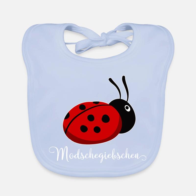 Modschegiebchen Ladybug Saxon Gift Idea Organic Baby Bibs