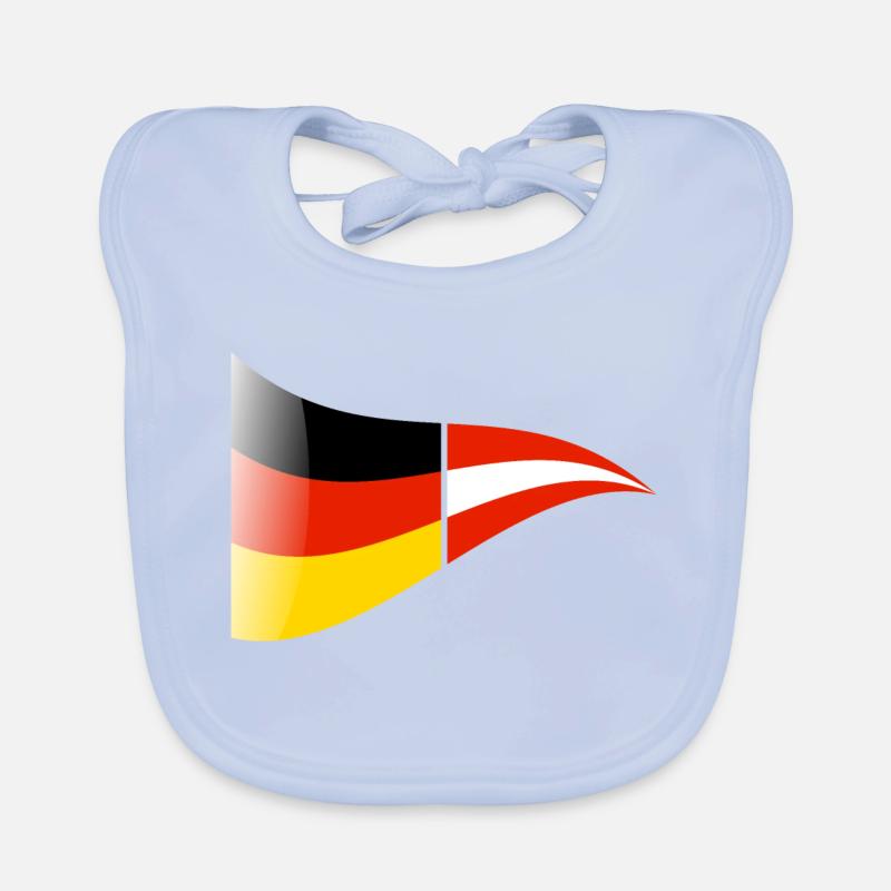German-Austrian flag Organic Baby Bibs
