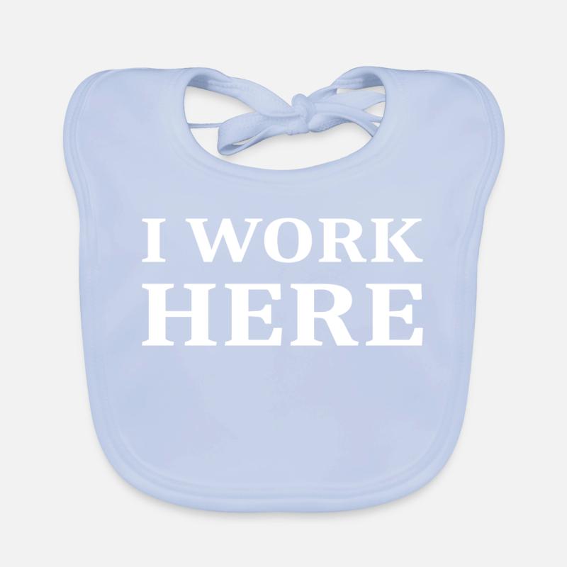 I work here Organic Baby Bibs
