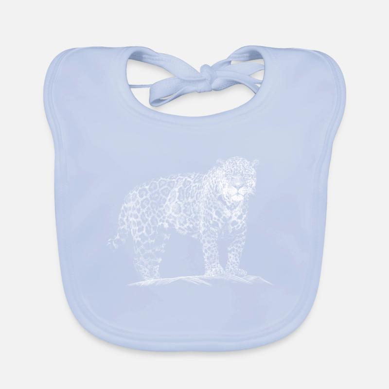 Leopard Organic Baby Bibs