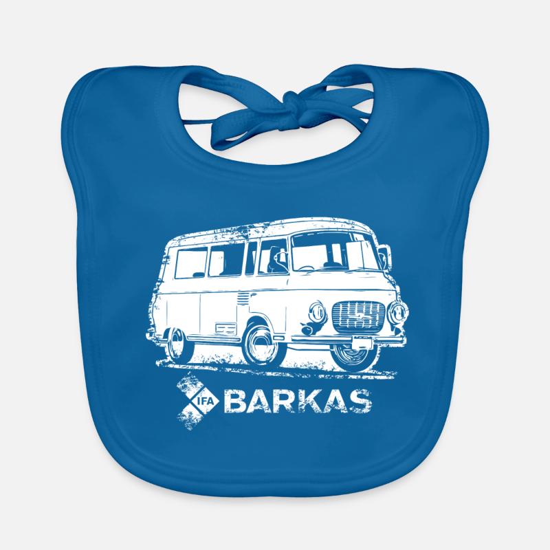 Barkas B1000 blanc Bavoir bio Bébé