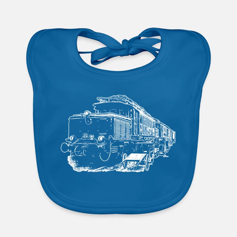E94 Train Le Crocodile Bavoir bio Bébé