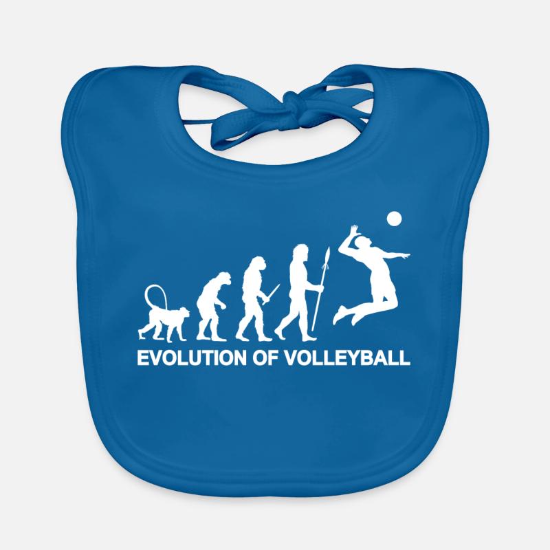 Evolution des Volleyballs Baby Bio-Lätzchen