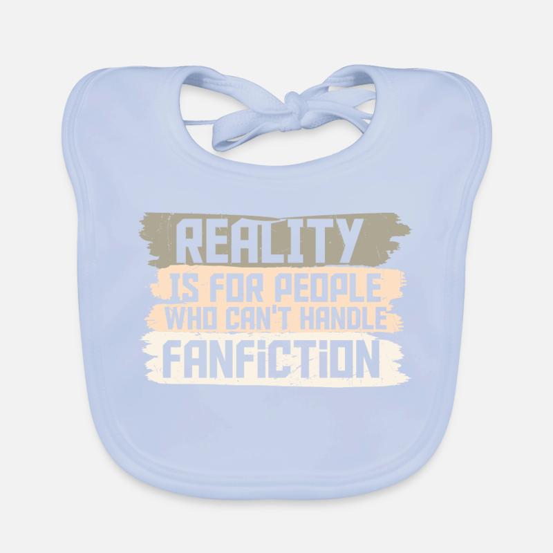 Conception de mashup de réalité et de fanfiction Bavoir bio Bébé