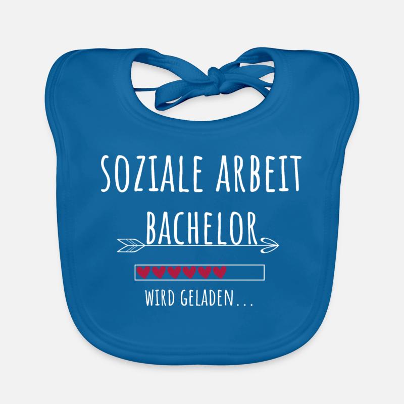 Soziale Arbeit Bachelor Studium Student Geschenk Baby Bio-Lätzchen