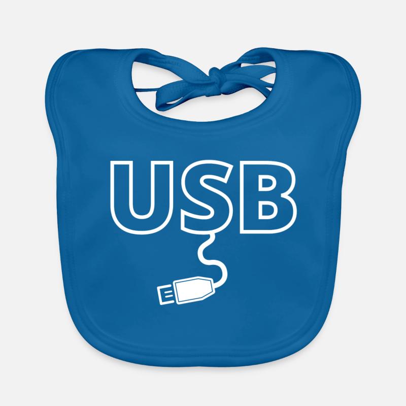 USB, clé USB, fan d'informatique Bavoir bio Bébé