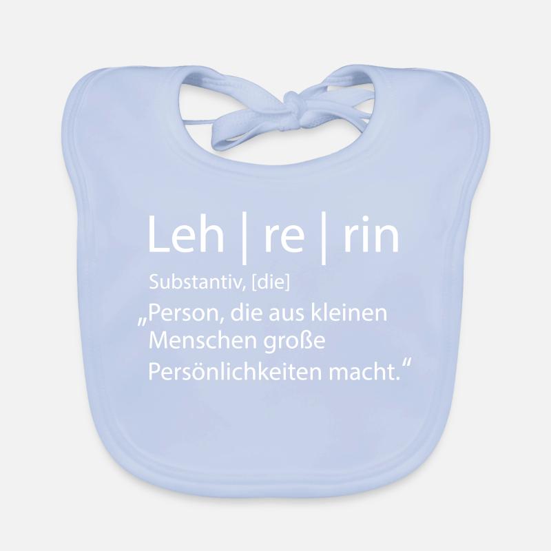 Lehrerin Baby Bio-Lätzchen