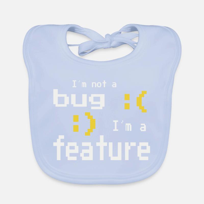 I'm not a bug - I'm a feature! Baby Bio-Lätzchen