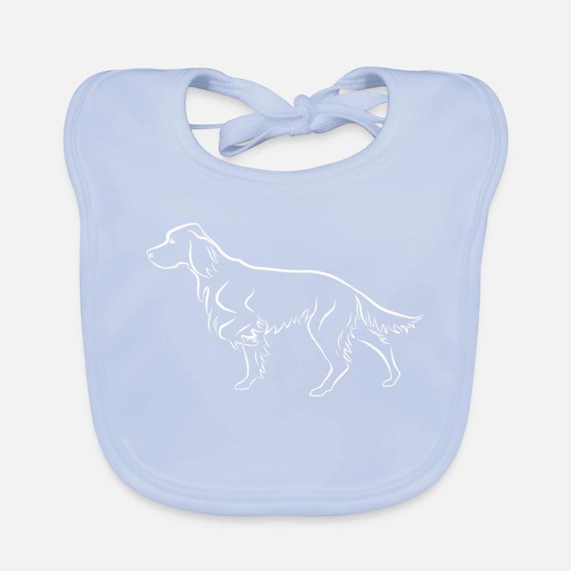 Setter vorstehend Baby Bio-Lätzchen
