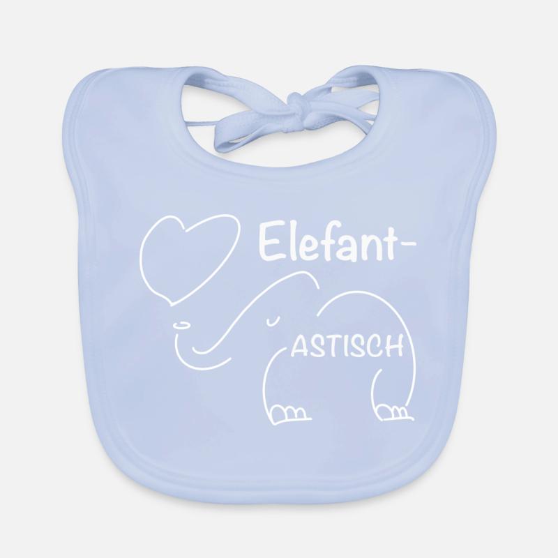 Elefantastisch Baby Bio-Lätzchen