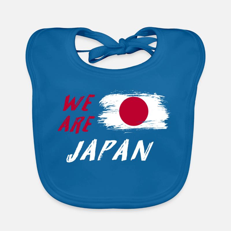 Nous sommes la conception des drapeaux du Japon Bavoir bio Bébé