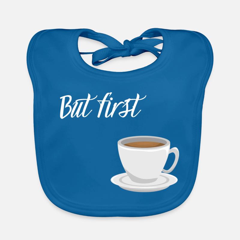 First Coffee - Kaffee-Design Baby Bio-Lätzchen
