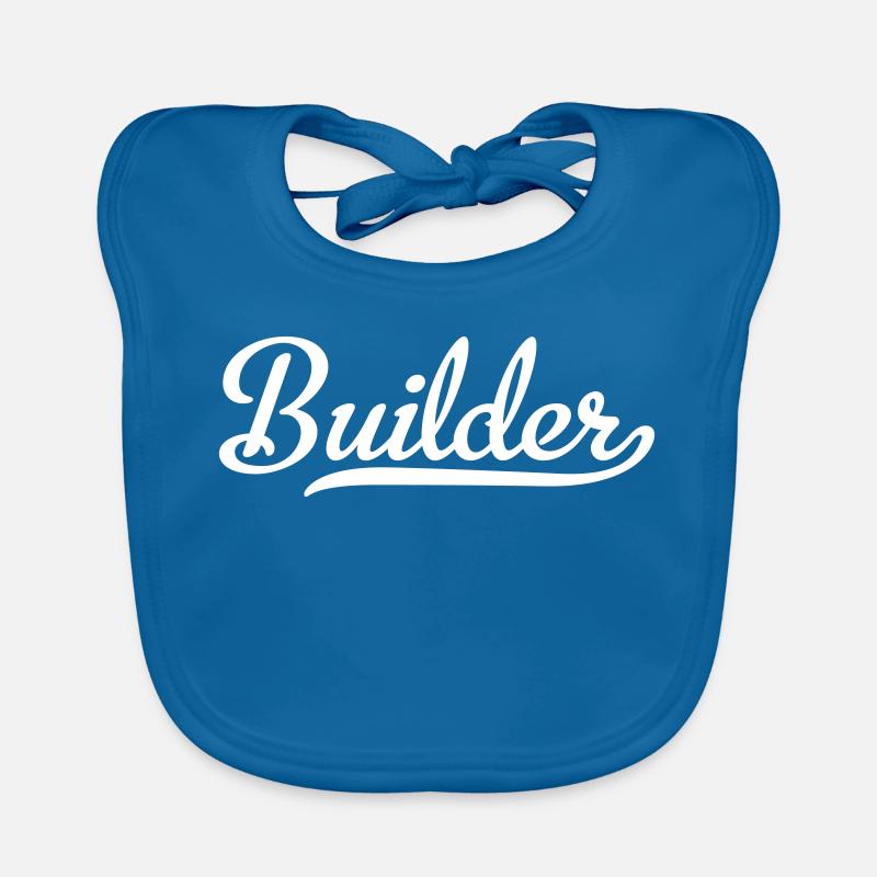 Construction worker Organic Baby Bibs