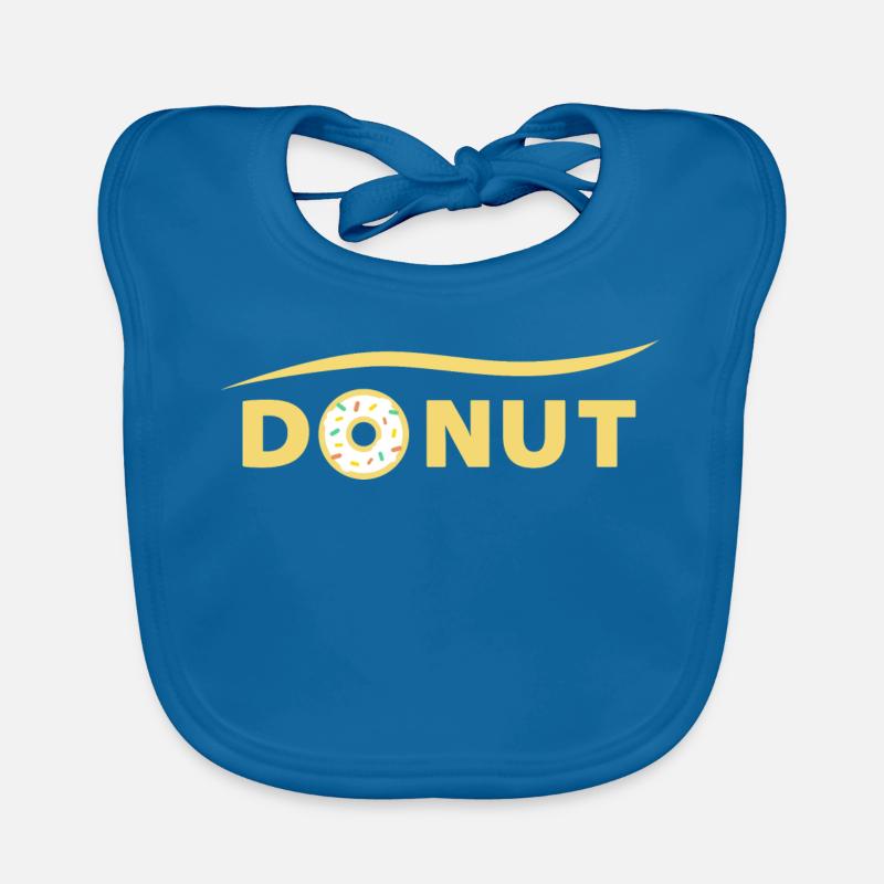 | de lettrage DONUT allégation de beignet Bavoir bio Bébé