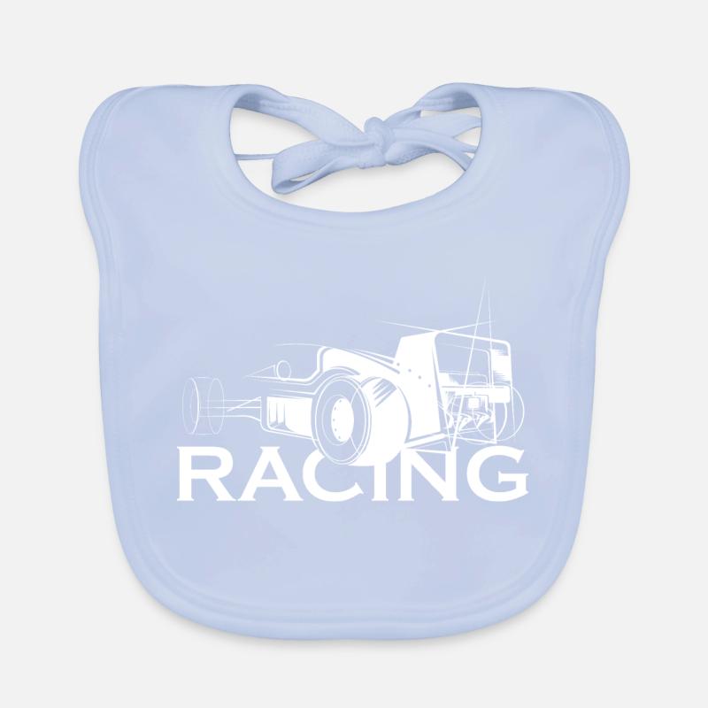 Illustration de voiture de course icône logo icône graphique Bavoir bio Bébé