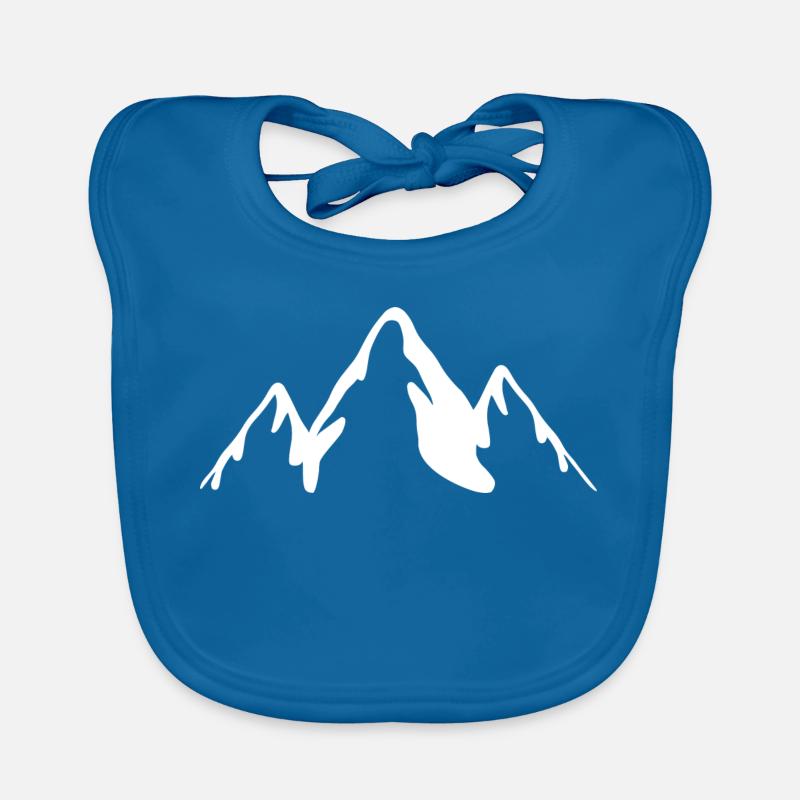 Montagnes Blanches Bavoir bio Bébé