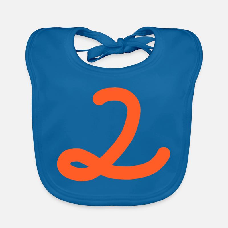 2 Numéro deux Bavoir bio Bébé