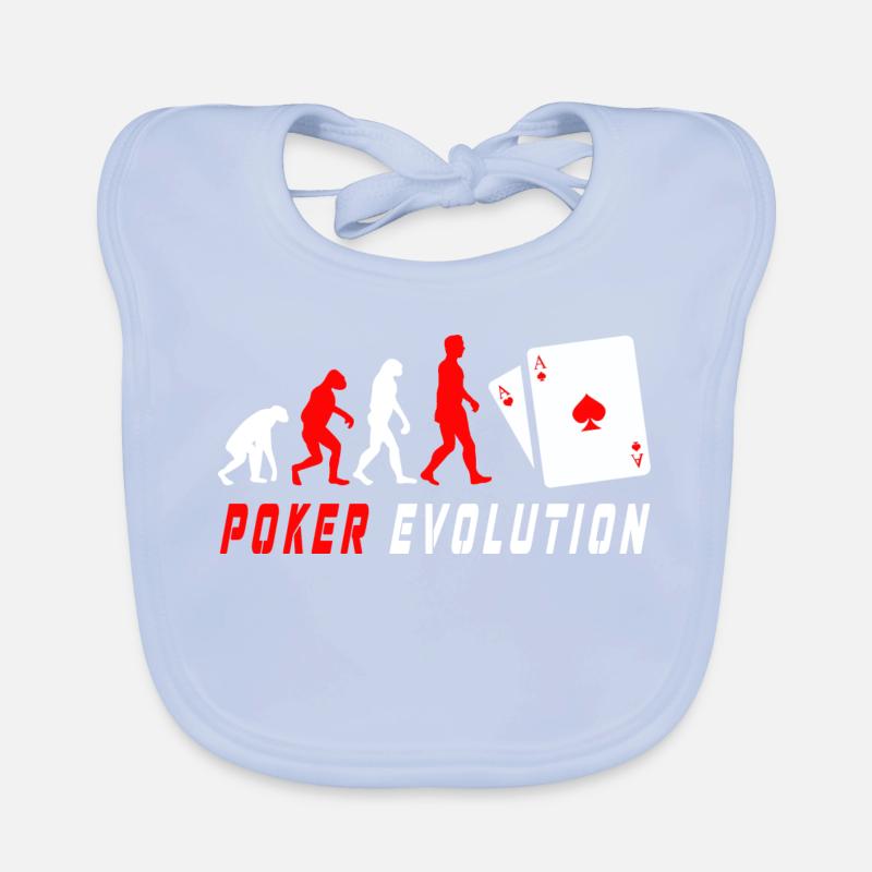 Évolution du poker Bavoir bio Bébé