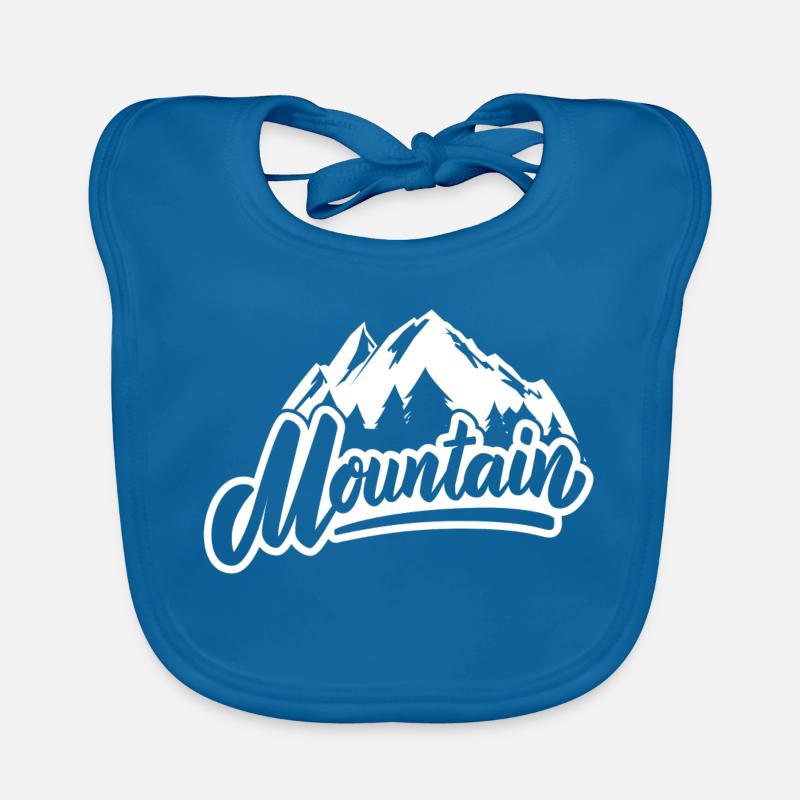 skiing, skiing, skiing Organic Baby Bibs