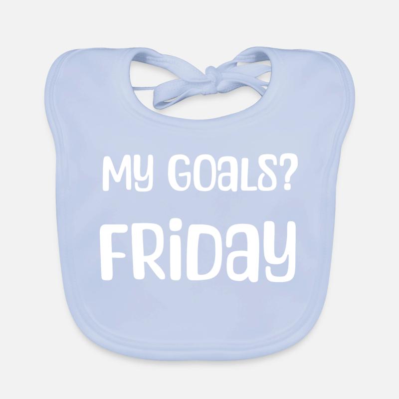 Mes objectifs ? Vendredi - Mon objectif? Vendredi blanc Bavoir bio Bébé