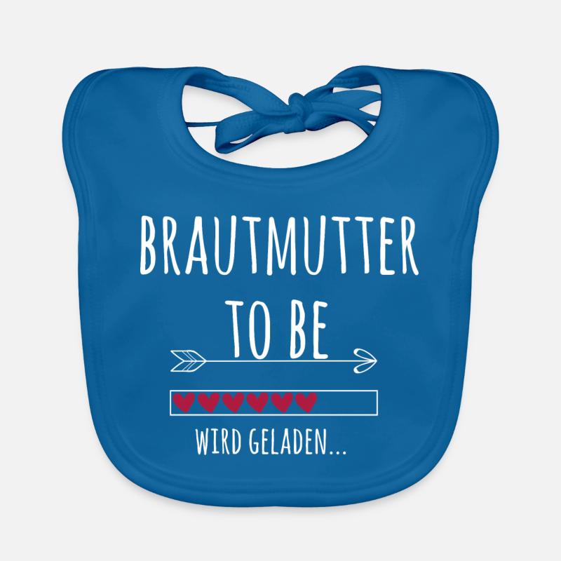 Brautmutter Ankündigung Hochzeit Verlobung Baby Bio-Lätzchen