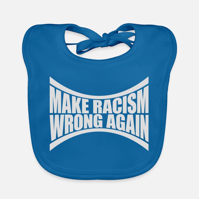 make racism wrong again Organic Baby Bibs