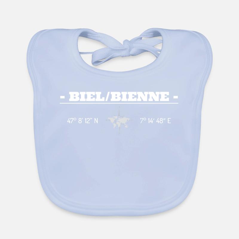 Coordinates Biel/Bienne Organic Baby Bibs