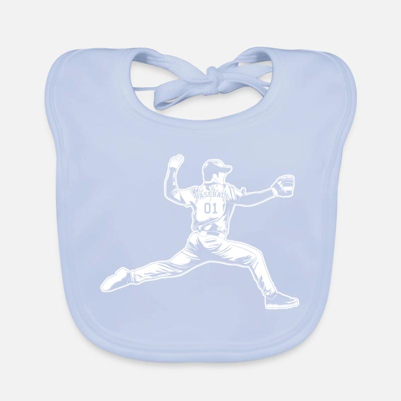 Lanceur de baseball Bavoir bio Bébé