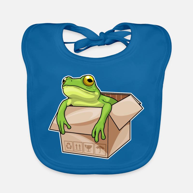 Frosch Karton Baby Bio-Lätzchen