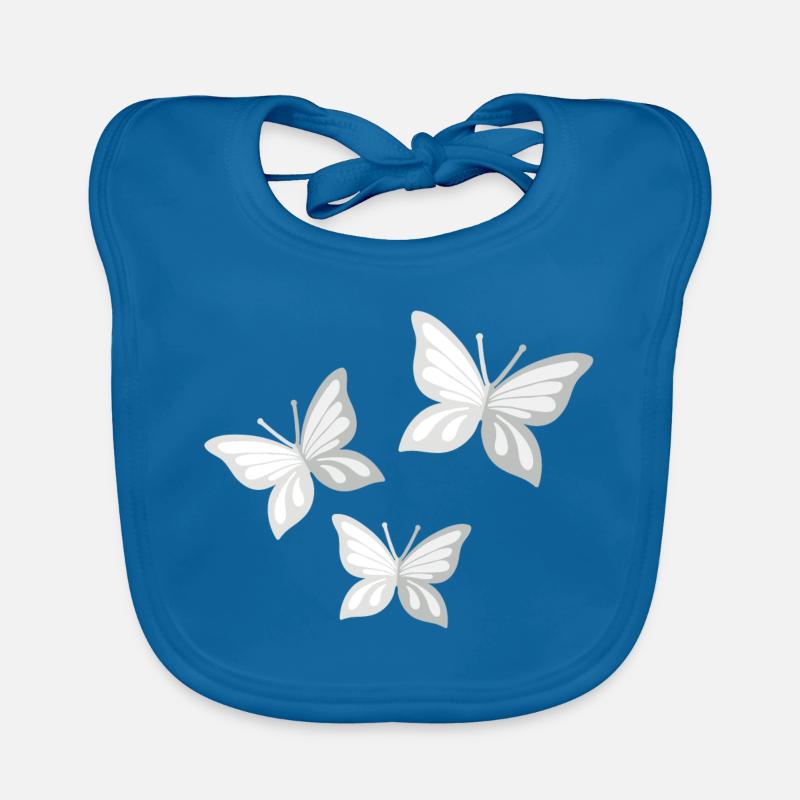 papillon; butterfly Bavoir bio Bébé