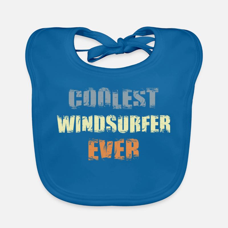 Cooler Windsurfer Baby Bio-Lätzchen