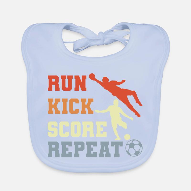 Fußballspieler Routine Baby Bio-Lätzchen