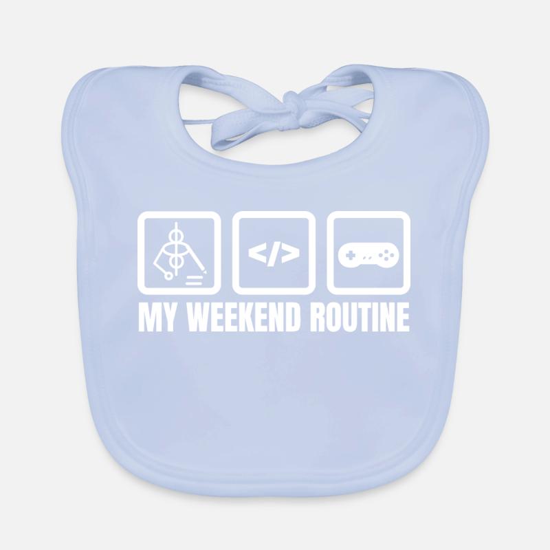 Ma routine du week-end Bavoir bio Bébé