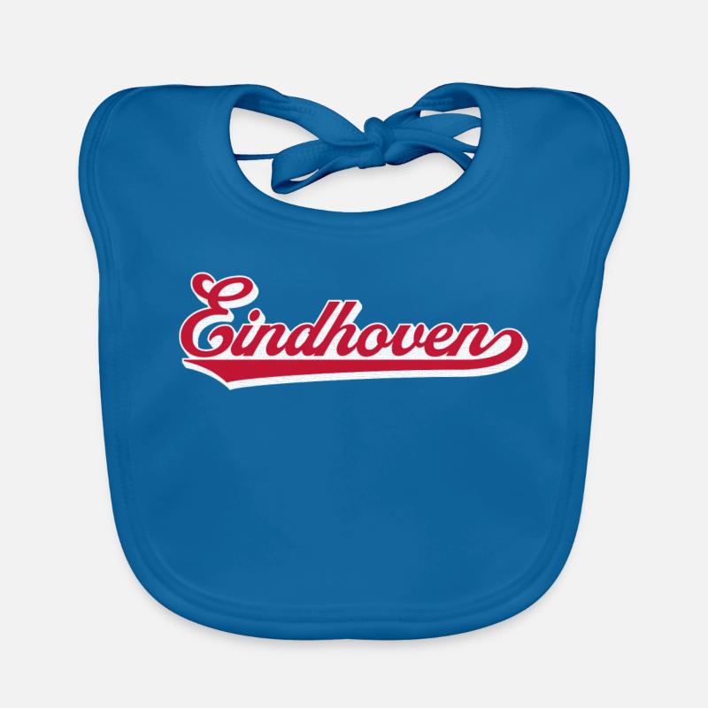 Eindhoven Script City Logo Bavoir bio Bébé