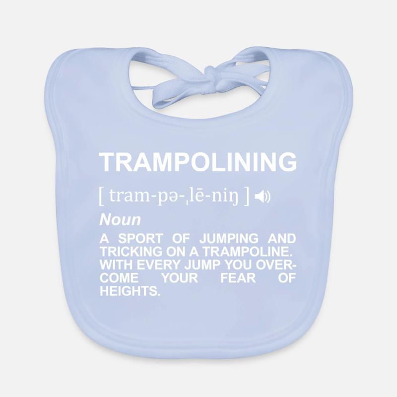 Trampoline Jumping Signification Bavoir bio Bébé
