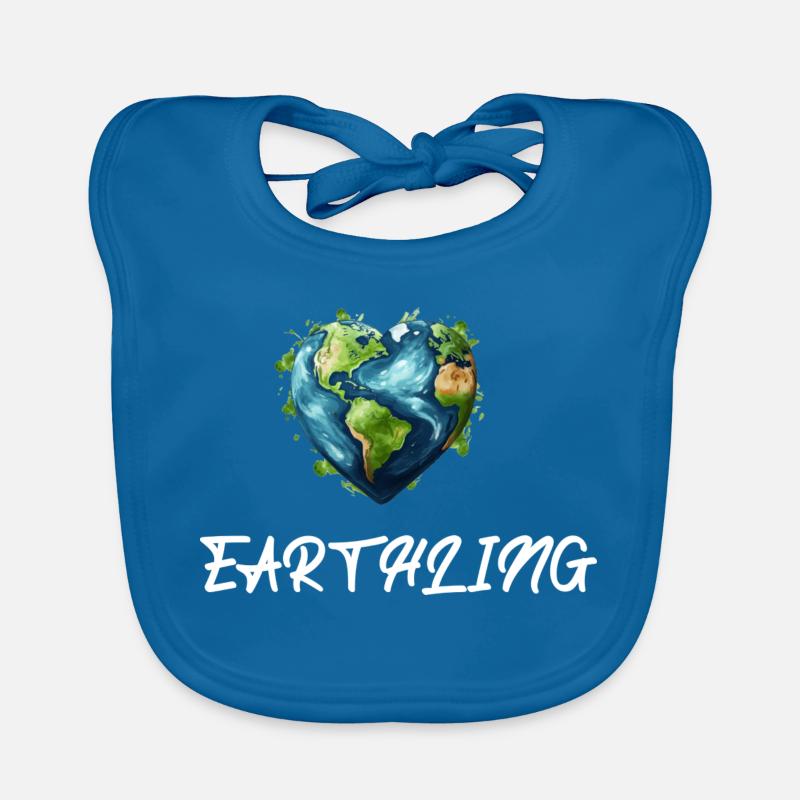 Earthling Weltbürger Baby Bio-Lätzchen