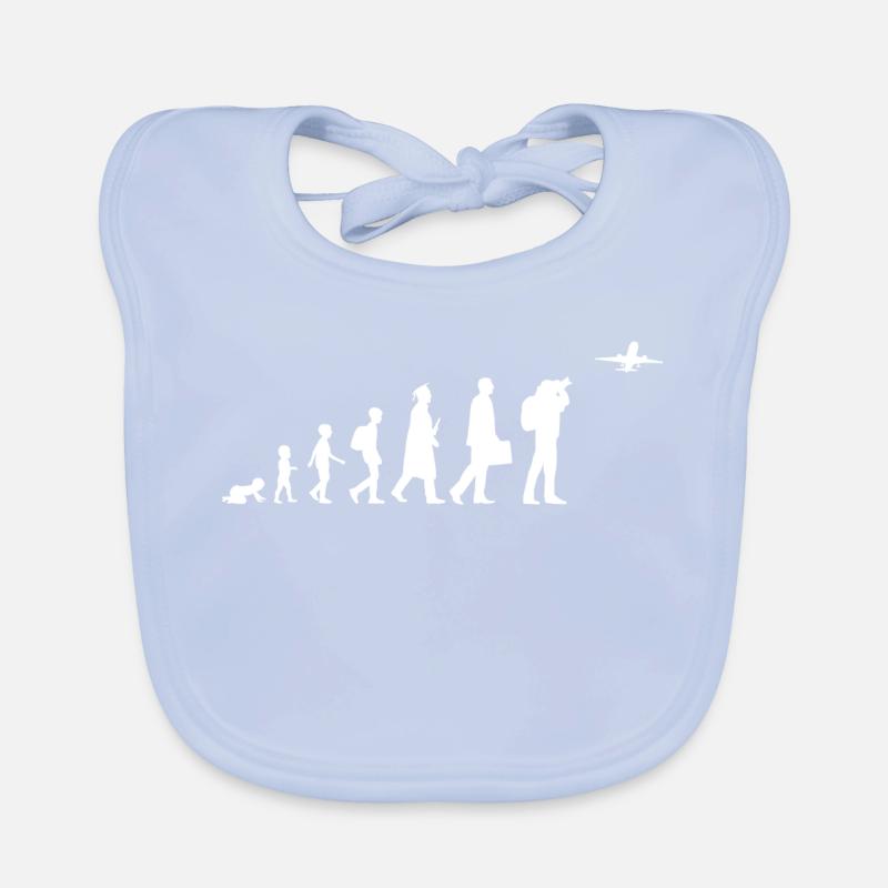 Evolution Flugzeugliebhaber Baby Bio-Lätzchen