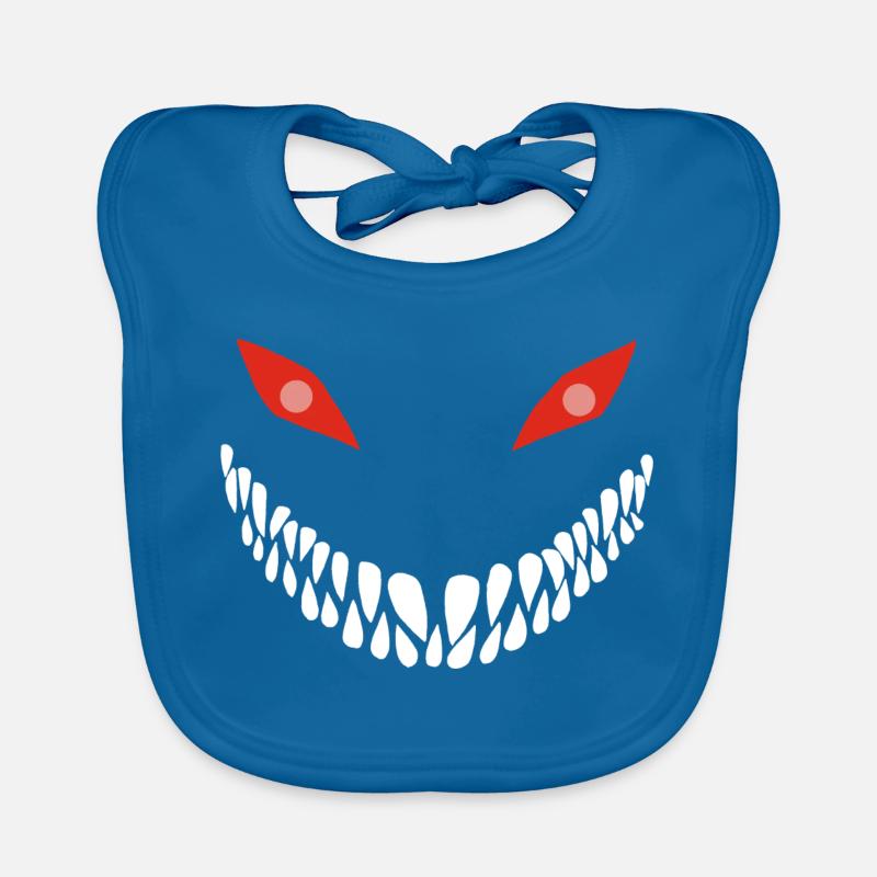 Sourire carnivore Bavoir bio Bébé