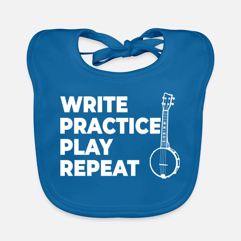 Writing, practicing, playing, repeating Organic Baby Bibs