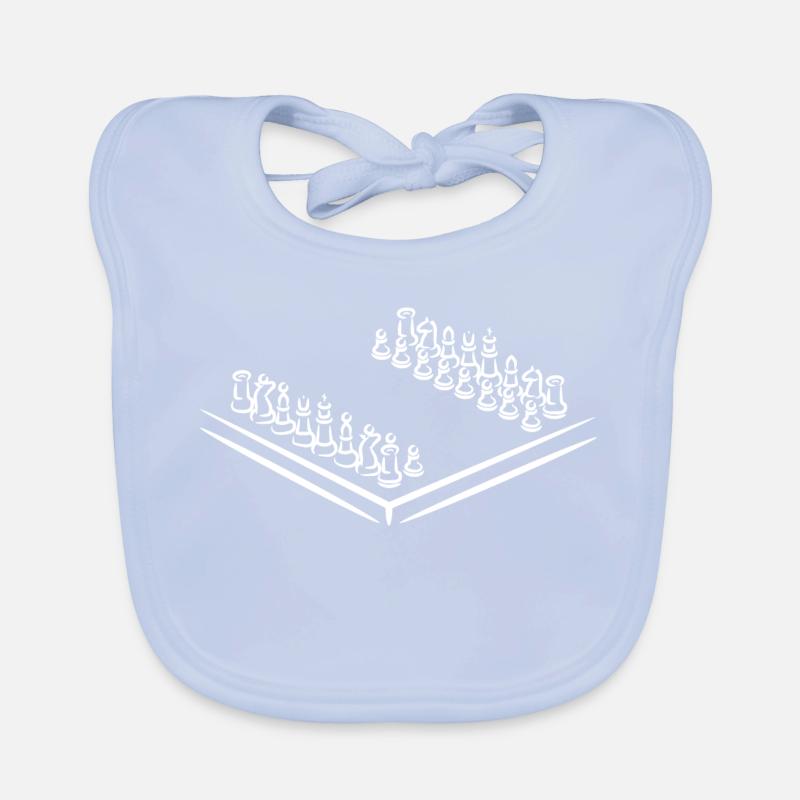 Chess Organic Baby Bibs