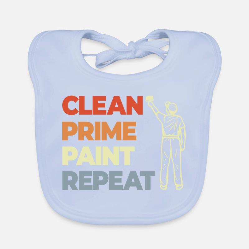 Répéter la peinture Clean Prime Bavoir bio Bébé