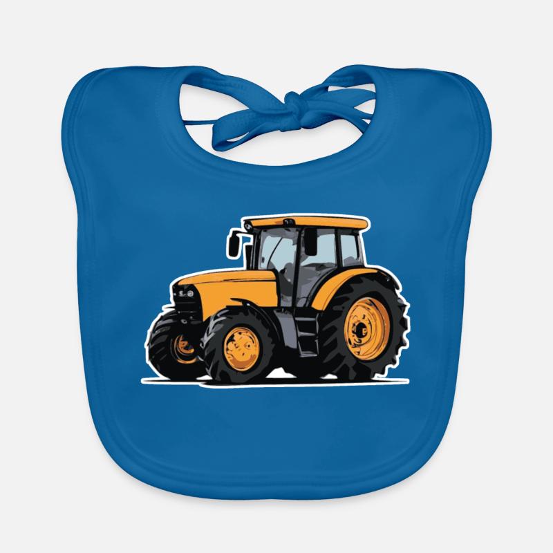 Traktor, Trecker, Schlepper Baby Bio-Lätzchen