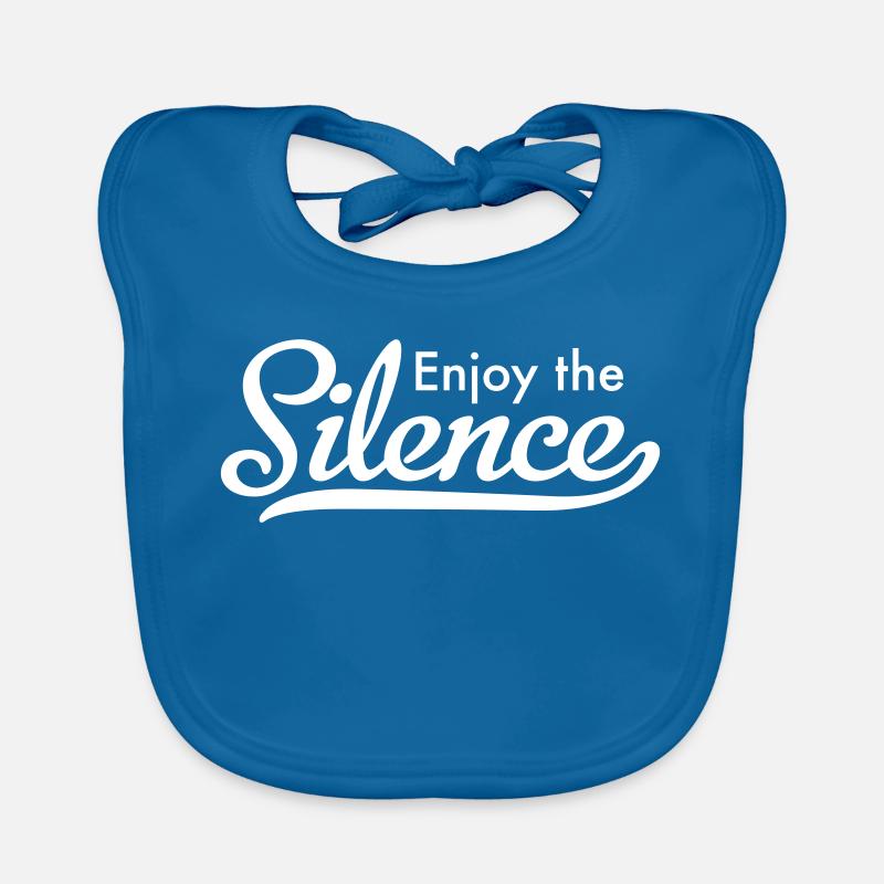 Enjoy the Silence Organic Baby Bibs