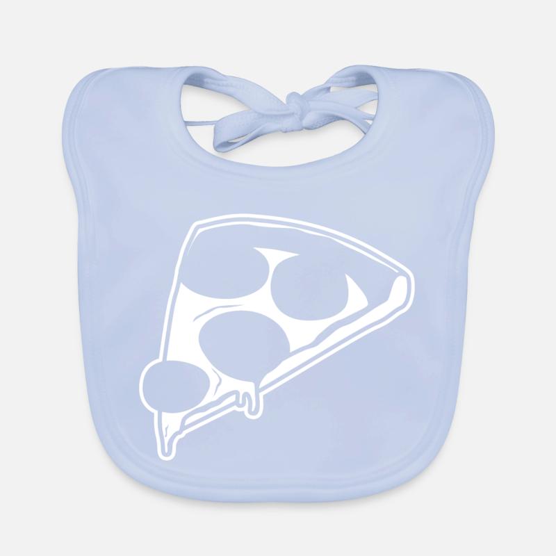 Dessin de pizza Bavoir bio Bébé