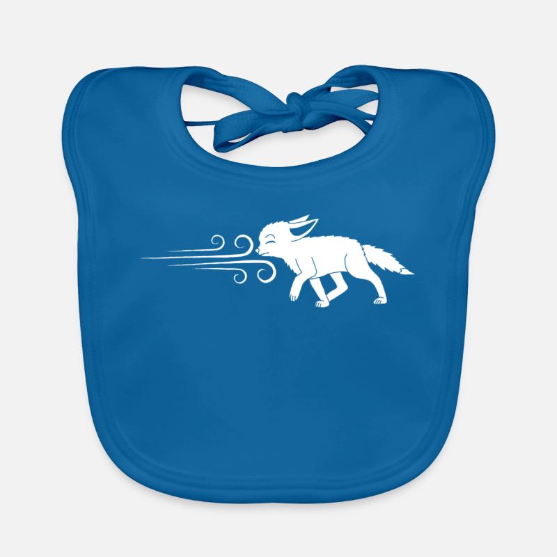 The White Fox and the Wind Organic Baby Bibs