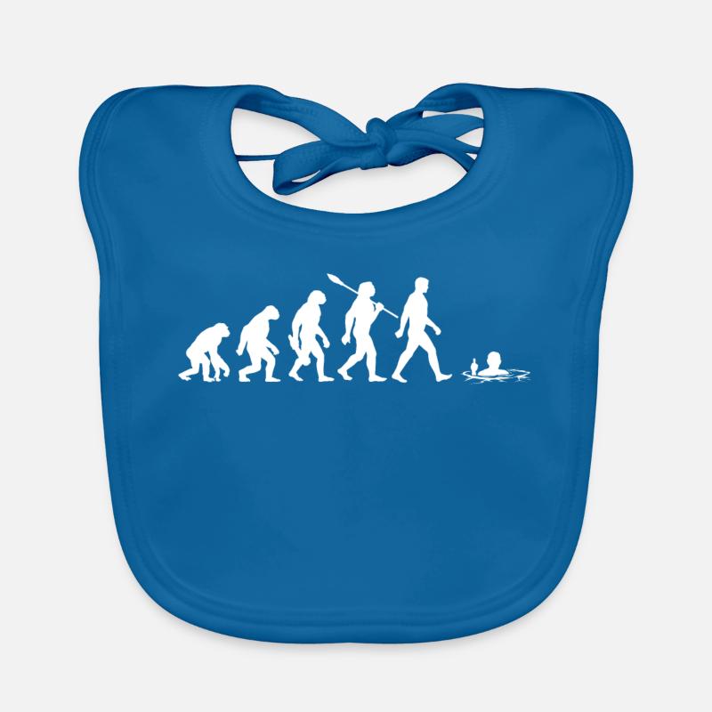Evolution - Ice baths - Winter bathing - Ice bathing Organic Baby Bibs